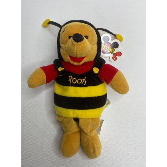 Mouseketoys Disney Winnie The Pooh Bumble Bee Mini Bean Bag Plush Costume - Picture 2 of 6